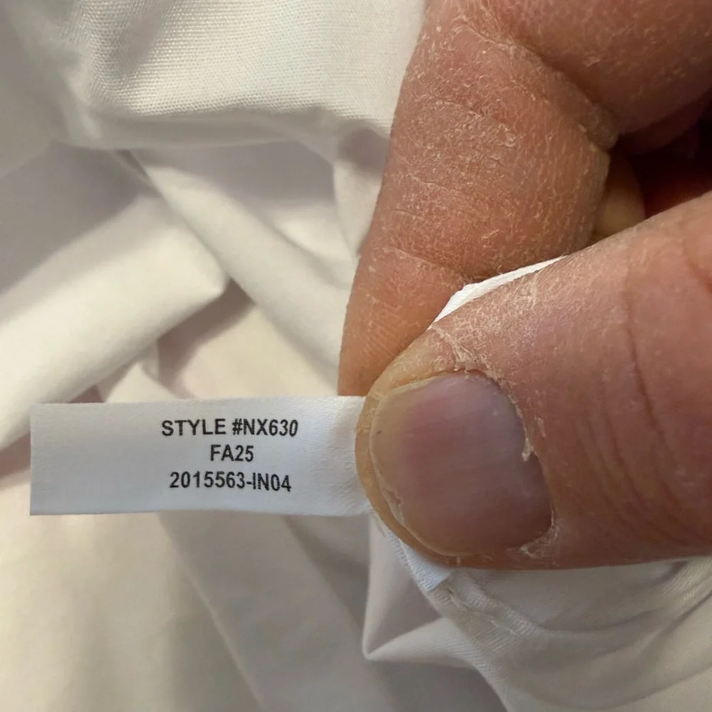 Madewell Oversized Fit Lightweight Oxford Shirt Blouse NWT L White - Picture 7 of 10